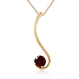 0.55 CTW 14K Solid Gold Love About Love Garnet Necklace