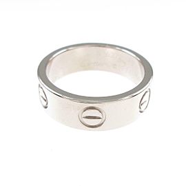 Cartier 18K white Gold Love Ring LXGYMK-231