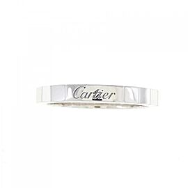 Cartier 18K white Gold Lanieres US 10.5 Ring E0854