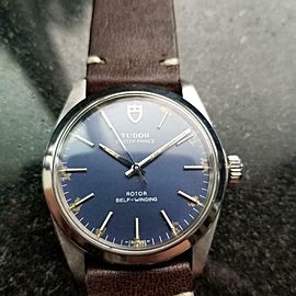 Men's Tudor Oyster Prince Ref.90220 34mm Automatic Blue Dial, c.1980s LV931BRN