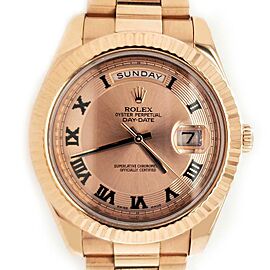 Rolex President Day-Date II 41MM Rose Gold Watch