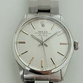 Mens Rolex Oyster Precision Air King 34mm Automatic 1970s Vintage RA253