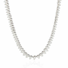 Diamond Necklace in 950 Platinum 5 CTW