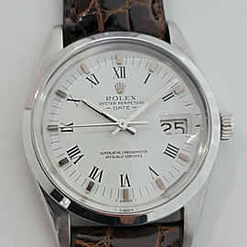 Mens Rolex Oyster Perpetual Date fAutomatic 1980s RA247BRN