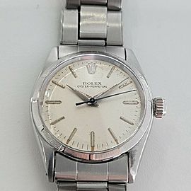 Midsize Rolex Oyster Perpetual Ref 6549 30mm Automatic 1950s Vintage RA144