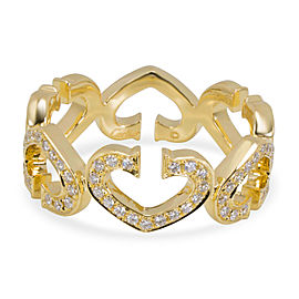 Cartier C Hearts of Cartier Diamond Ring in 18K Yellow Gold (0.50 CTW)