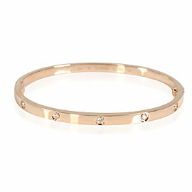 Cartier LOVE Diamond Bracelet in 18K Rose Gold 0.21 CTW
