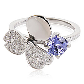 Tiffany & Co. Paper Flowers Tanzanite Diamond Ring in Platinum