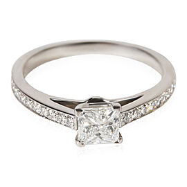 Tiffany & Co. Grace Diamond Engagement Ring in Platinum F VS1 0.66 CTW