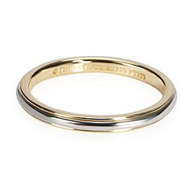 Tiffany & Co. Lucida Band in 18K Yellow Gold and Platinum