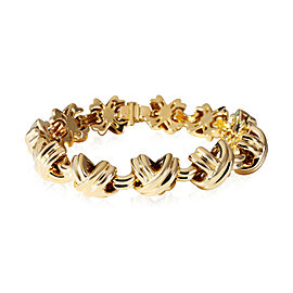 Tiffany & Co. Vintage X Bracelet in 18K Yellow Gold