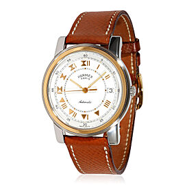 Hermès Carrick Unisex Watch in 18kt Stainless Steel/Yellow Gold