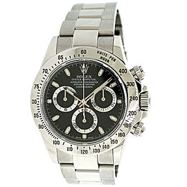 Rolex Cosmograph Daytona 40mm Black Dial Watch