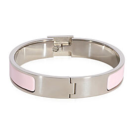 Hermès Light Pink Enamel Cadenas Collection Bracelet