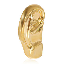 Gold Toned Gucci Right Ear Brooch