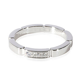 Cartier Maillon Panthere Diamond Band in Platinum