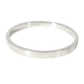 Tiffany & Co. Notes Bangle in Sterling Silver
