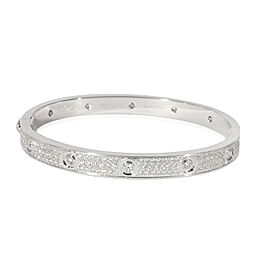 Cartier Love Diamond Bracelet in 18k White Gold