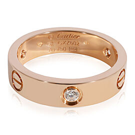 Cartier Love Diamond Ring in 18k Rose Gold
