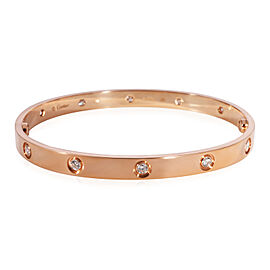 Cartier Love Diamond Bracelet in 18k Rose Gold