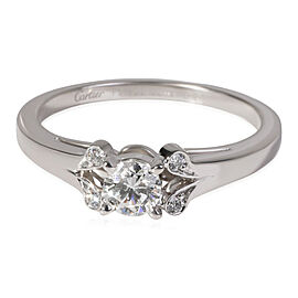 Cartier Ballerine Diamond Engagement Ring in Platinum