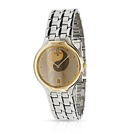 Omega Symbol Unisex Watch in Stainless Steel and Yellow Gold