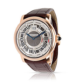 Cartier Rotonde Annual Calendar Men's Watch in 18kt Rose Gold