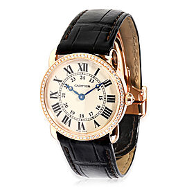Cartier Ronde Louis Cartier Women's Watch in 18K Rose Gold
