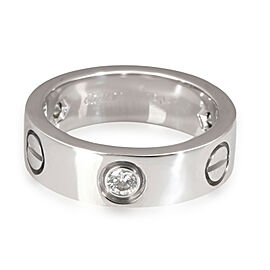 Cartier Love Diamond Ring in 18K White Gold