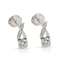 DeBeers Promise Diamond Stud Earrings in 18K White Gold