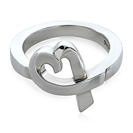 Tiffany & Co. Paloma Picasso Loving Heart Ring in Sterling Silver