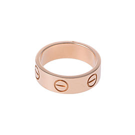 Cartier Love 18K Rose Gold Ring Size 4.5