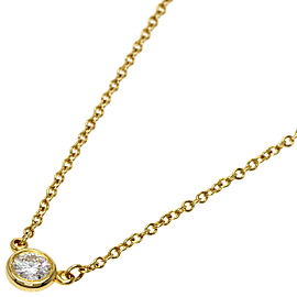 Tiffany & Co 18K Yellow Gold By The Yard Diamond Necklace QJLXG-2527