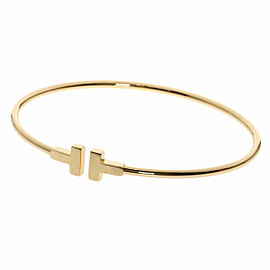 TIFFANY & Co 18K Pink Gold T Wire Bracelet LXGQJ-899