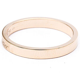 Cartier 18K Pink Gold C De Wedding US 8.75 Ring I0024