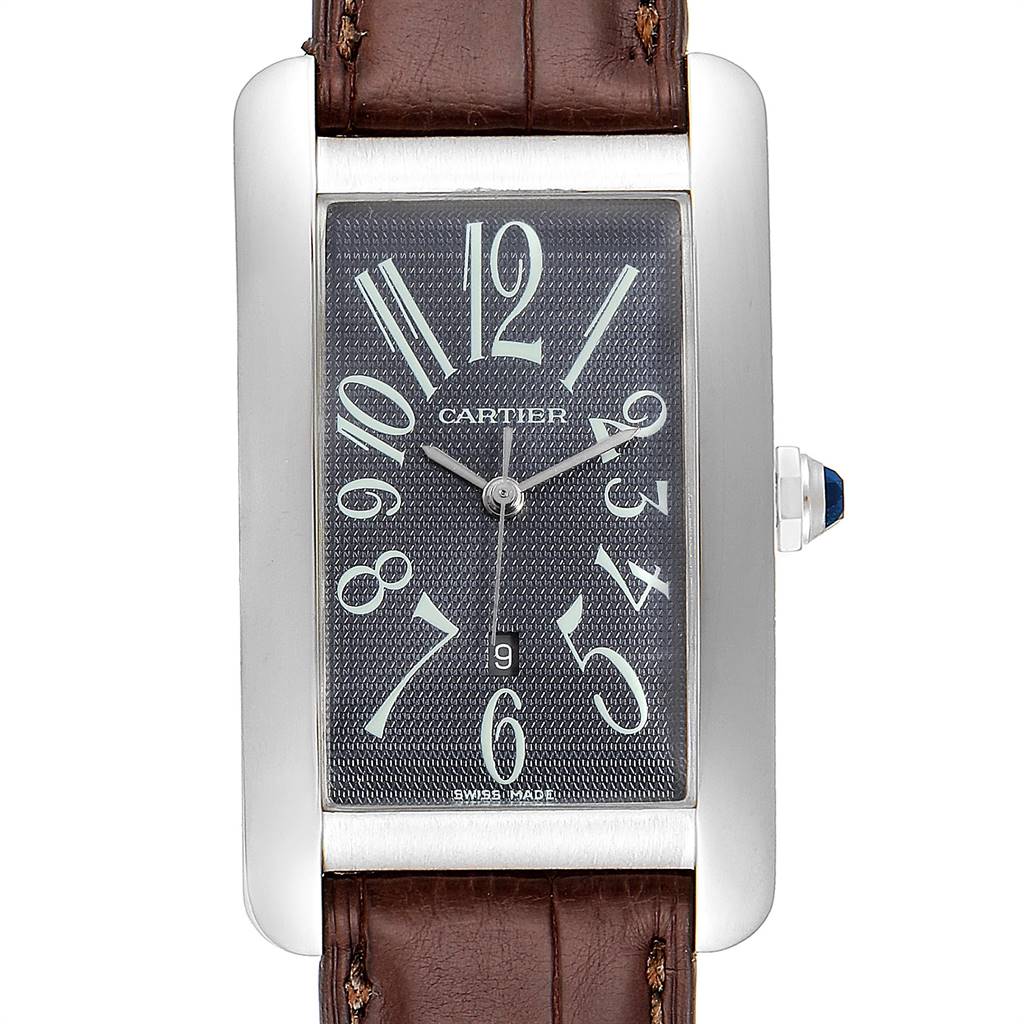 cartier tank americaine small white gold
