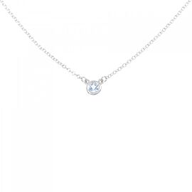 TIFFANY & Co 925 Silver By the Yard Necklace E0103