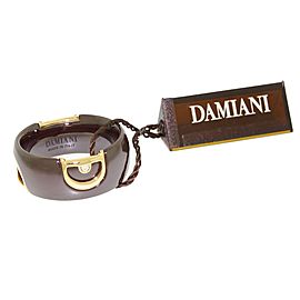 Damiani 18K Rose Gold Ceramic Diamond Ring Size 9.5