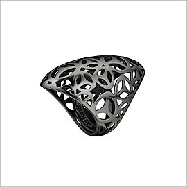 BRAND NEW Di Modolo Sahara Ring in Plated Black Rhodium Retails for 295