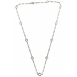 Chimento 18k white gold necklace with diamond 17"