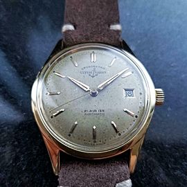 Men's Ulysse Nardin Gold-Capped Chronometro Automatic w/date, c.1950s LV528BRN