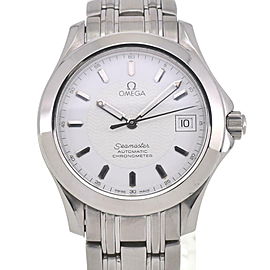 OMEGA Seamaster Date chronometer White Dial Automatic Watch LXGJHW-113