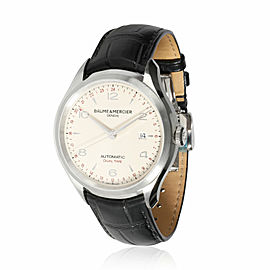 Baume & Mercier Clifton Dual Time MOA10112 Men's Watch in Stainless Steel