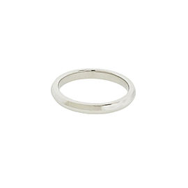BVLGARI 337863 Platinum Fedi Wedding Band Ring Size 7.5