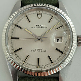 Mens Tudor Prince Oysterdate Ref 7025 38mm 18k Gold SS Automatic 1970s RJC117
