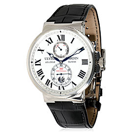 Ulysse Nardin Marine Chronometer Men's Watch in Platinum
