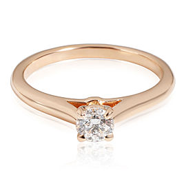 Cartier 1895 Diamond Solitaire Ring in 18K Rose Gold D VVS1 0.25 CTW