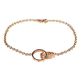 Cartier Interlocking Love Bracelet in 18k Rose Gold