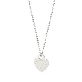 Tiffany & Co. Return To Tiffany Heart Tag Necklace in Sterling Silver