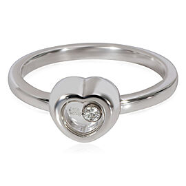 Chopard Happy Diamonds Heart Ring in 18k White Gold